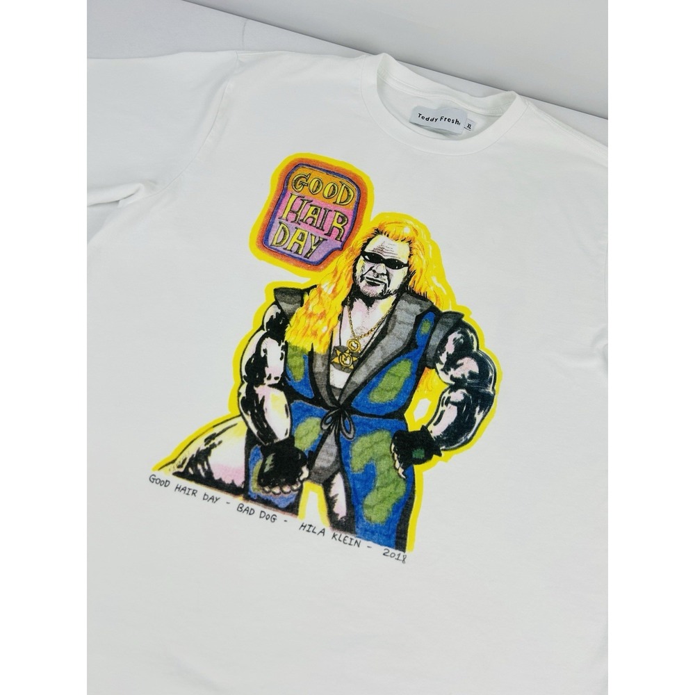Teddy Fresh T-Shirt Good Hair Day Bad Dog Dog the Bounty Hunter Men's XL